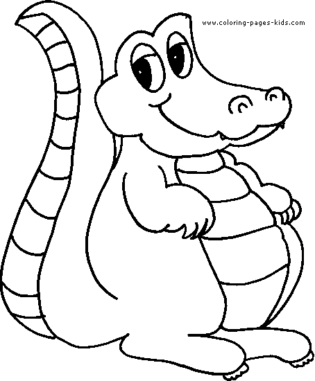 crocodile color page, animal coloring pages, color plate, coloring sheet,printable coloring picture