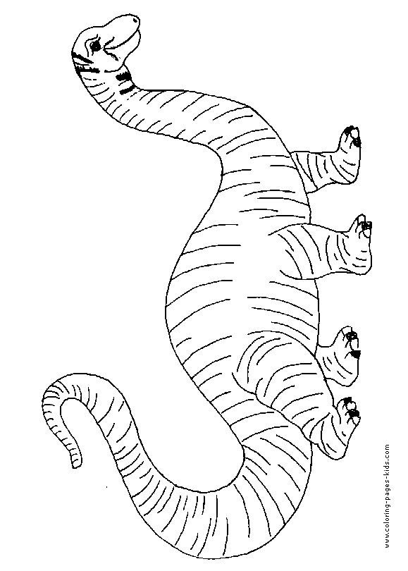 Large Dinosaur color page