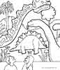 Dinosaurs coloring page