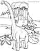 Dinosaur coloring page