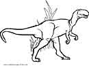 Dinosaur coloring page for kids