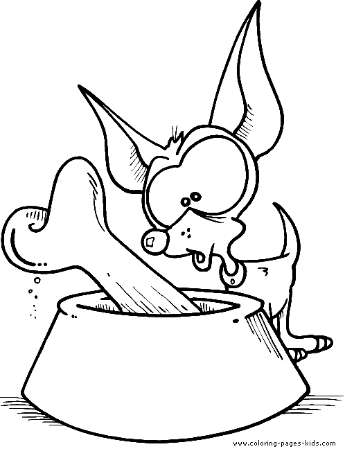 Small Dog Coloring Pages 9