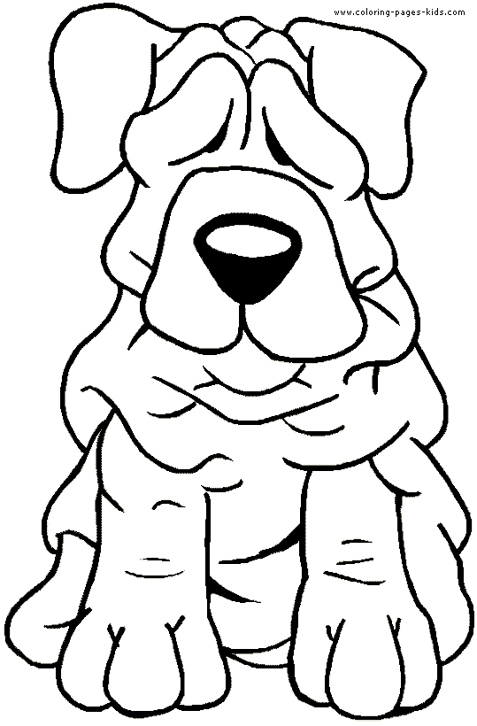 dog, dogs, puppy animal coloring pages, color plate, coloring sheet,printable coloring picture