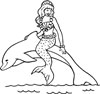 Dolphin coloring pages for kids