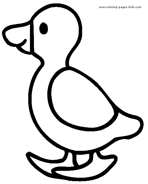 Duck color page, animal coloring pages, color plate, coloring sheet,printable coloring picture