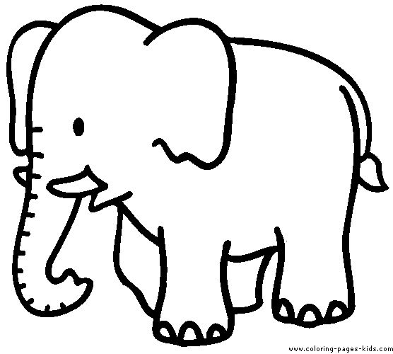 Elephant color page, animal coloring pages, color plate, coloring sheet,printable coloring picture