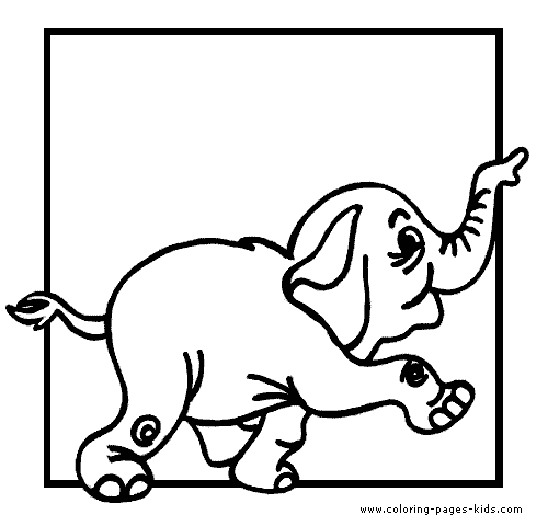 Elephant color page, animal coloring pages, color plate, coloring sheet,printable coloring picture