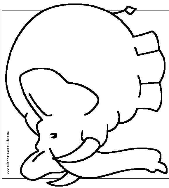 Elephant color page, animal coloring pages, color plate, coloring sheet,printable coloring picture