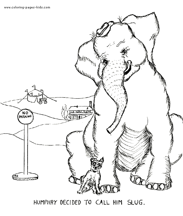 Elephant color page, animal coloring pages, color plate, coloring sheet,printable coloring picture