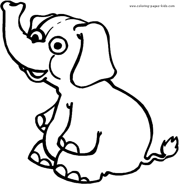 Elephant color page, animal coloring pages, color plate, coloring sheet,printable coloring picture