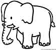 elephant coloring page