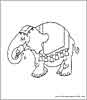 elephant coloring page