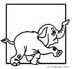 elephant coloring page