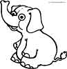 elephant coloring page