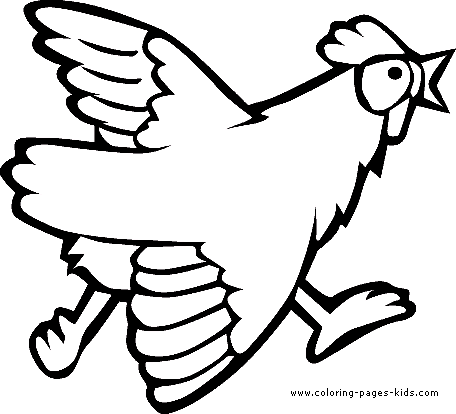 chicken color page, animal coloring pages, color plate, coloring sheet,printable coloring picture