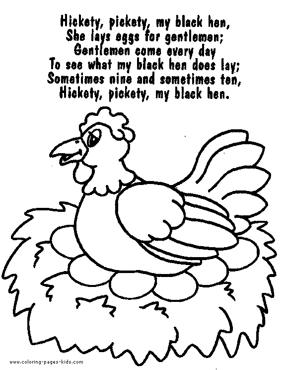 chicken color page, animal coloring pages, color plate, coloring sheet,printable coloring picture