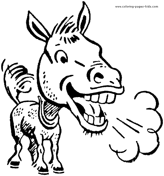 Donkey color page, animal coloring pages, color plate, coloring sheet,printable coloring picture