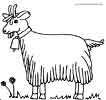 Goat coloring page