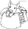 pigs coloring page