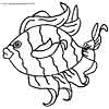 Tropical Fish coloring page