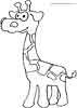 giraffe coloring page