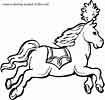 horse coloring page