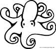 Octopus coloring page