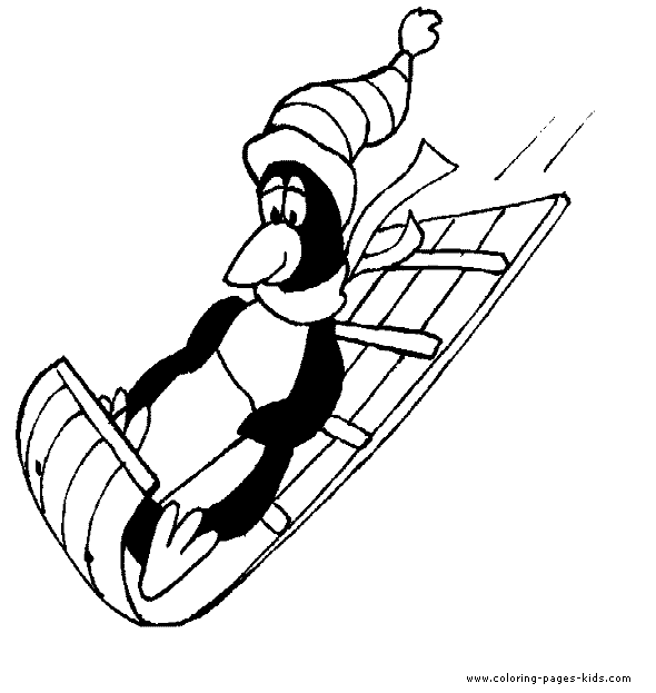 Penguin coloring pages, color plate, coloring sheet,printable coloring picture