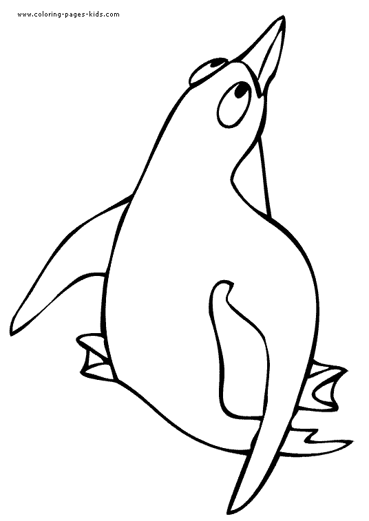 Penguin coloring pages, color plate, coloring sheet,printable coloring picture