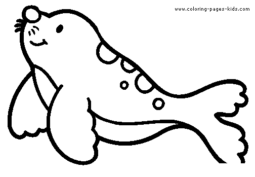 Sea lion coloring pages, color plate, coloring sheet,printable coloring picture