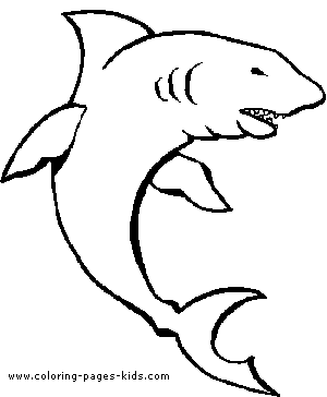 Shark Coloring page