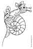 Snail coloring pages