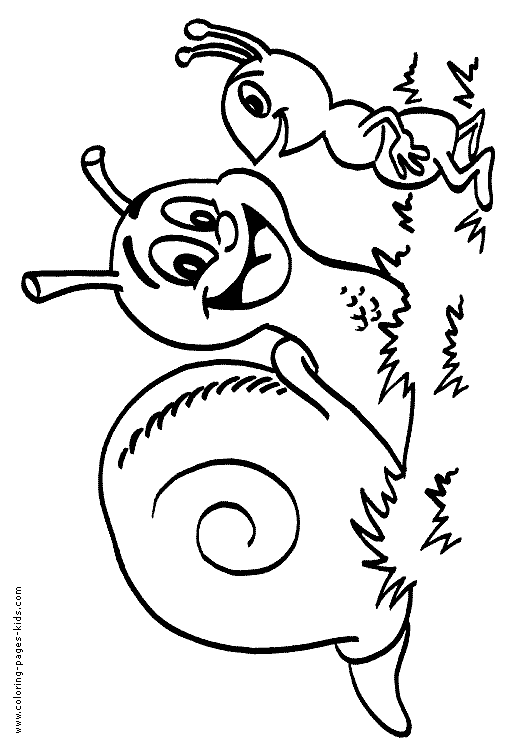 Snail coloring pages, color plate, coloring sheet,printable coloring picture