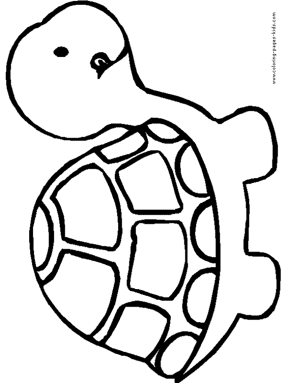 easy kids cartoon coloring pages