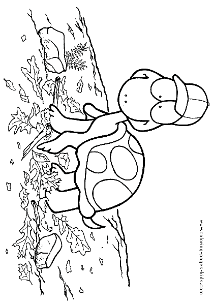 Turtle coloring pages, color plate, coloring sheet,printable coloring picture