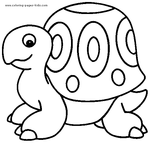 Turtle color page