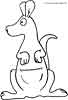 Kangaroo coloring pages