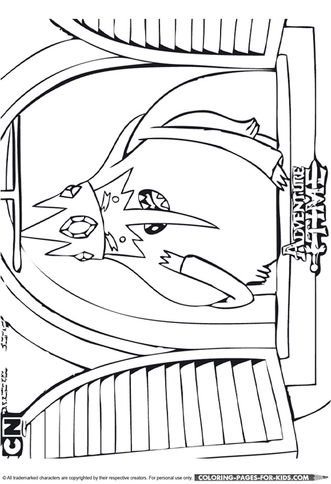 adventure time coloring pages all princesses