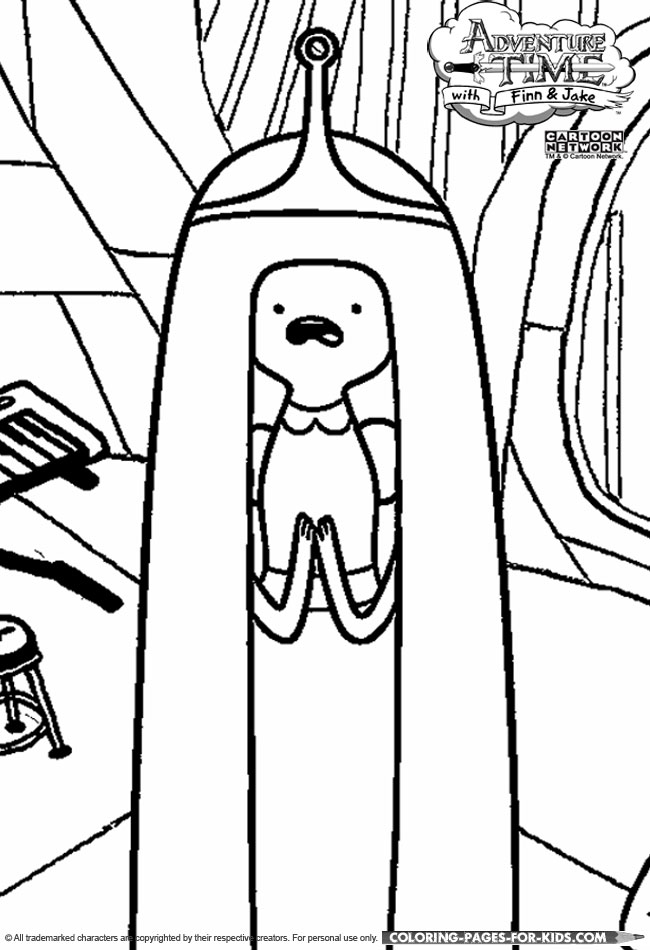 Adventure Time Coloring - Princess Bubblegum Adventure Time Coloring - Princess Bubblegum