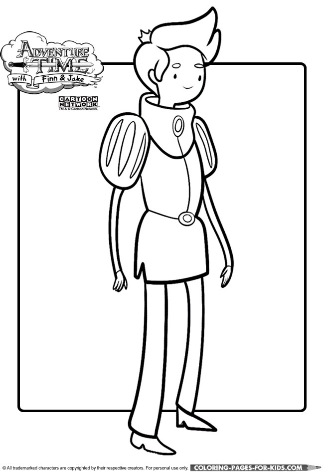 Prince Gumball free printable coloring page