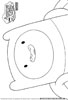 Adventure Time Finn coloring page