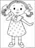 Andy Pandy coloring sheet