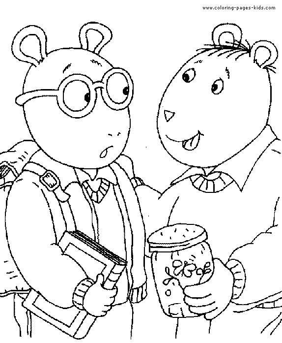 Arthur color page