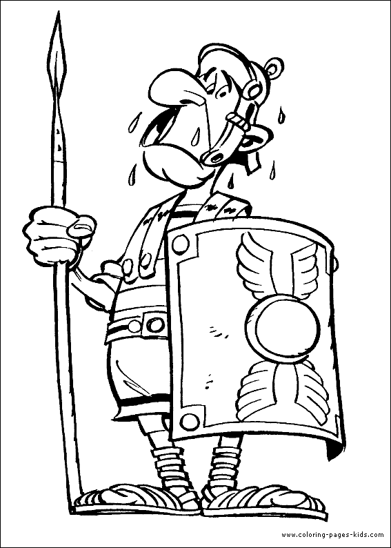 Asterix and Obelix cartoon characters coloring pages, color plate, coloring sheet,printable coloring picture