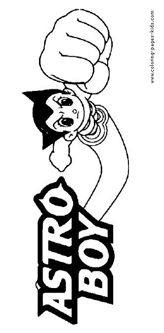 Astro Boy color page