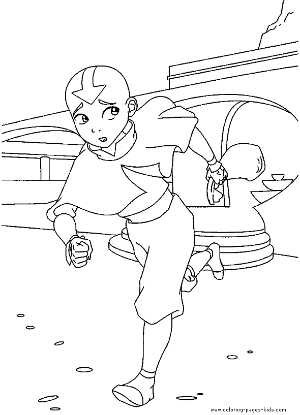 Avatar The Last Airbender color page cartoon characters coloring pages, color plate, coloring sheet,printable coloring picture