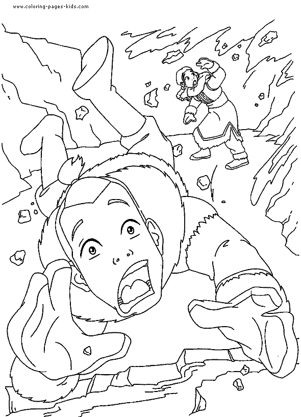 Avatar The Last Airbender color page cartoon characters coloring pages, color plate, coloring sheet,printable coloring picture