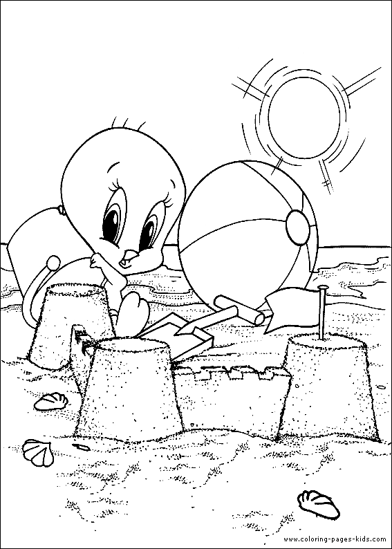 Baby Looney Tunes color page cartoon characters coloring pages, color plate, coloring sheet,printable coloring picture