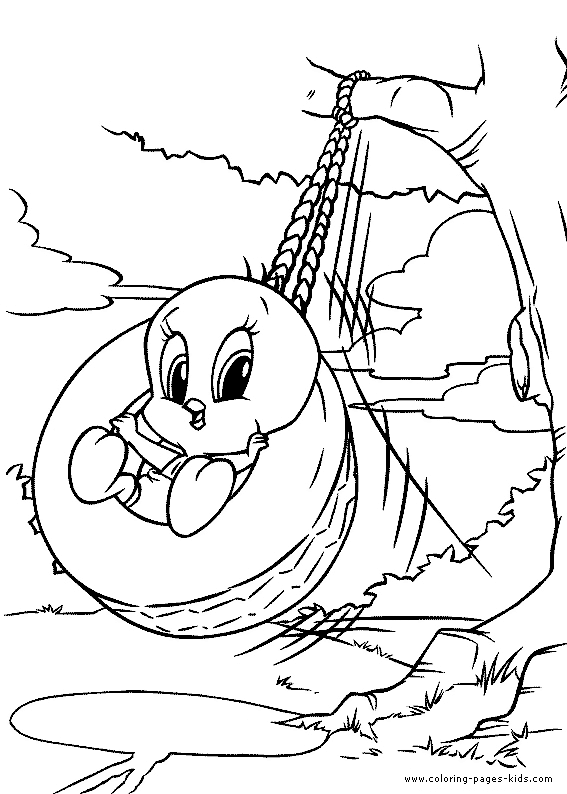 Baby Looney Tunes color page cartoon characters coloring pages, color plate, coloring sheet,printable coloring picture