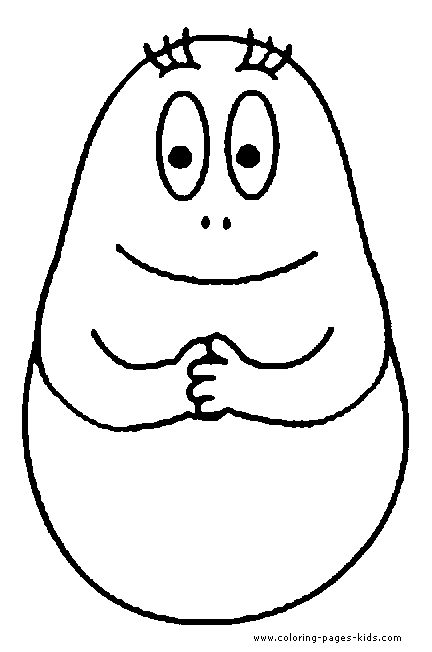 Barbapapa color page cartoon characters coloring pages, color plate, coloring sheet,printable coloring picture